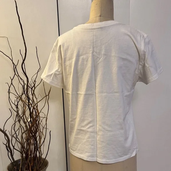 Urban Outfitters White Short Sleeve Tee - Picture 3 of 5